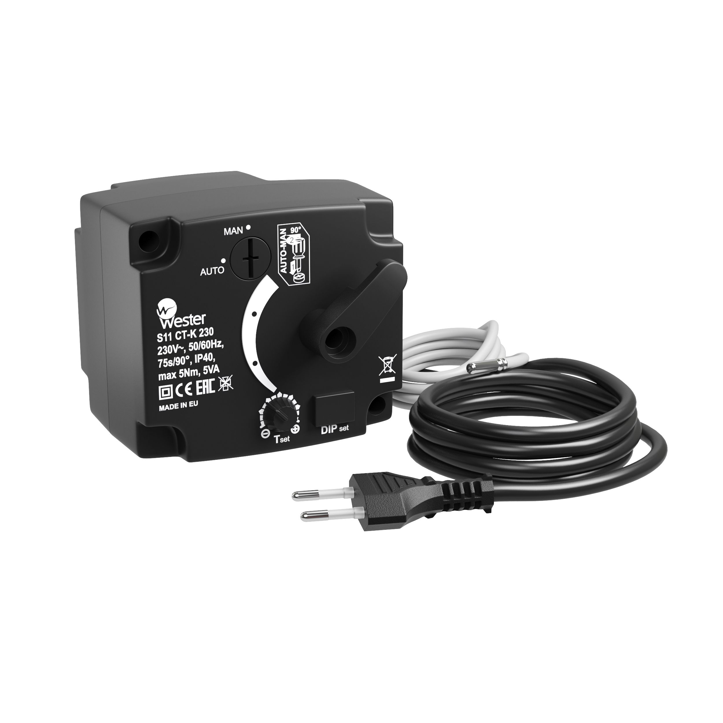 Контроллер Wester S11 CT-K (230VAC, 50/60Hz, 90°/75 сек, 5 Nm)