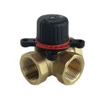 Клапан поворот. Wester VRS3, 3-ход. (DN15,Kvs1,PN10,ВР 1/2″,ГВ-КО-РО-ТП-ТТ-ОХ-ВК)