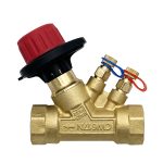 Клапан баланс. ручной с измер. ниппелями Wester ДN25  G1″ ВР Kvs 8,59