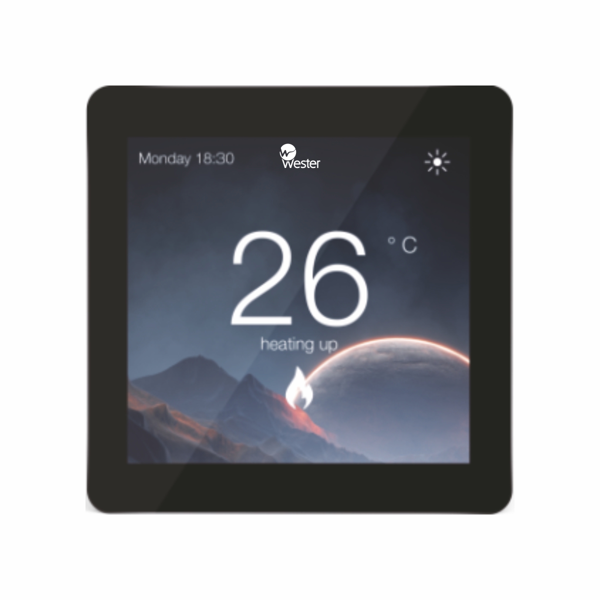Термостат электронный программируемый Wester RT08PWF, WiFi