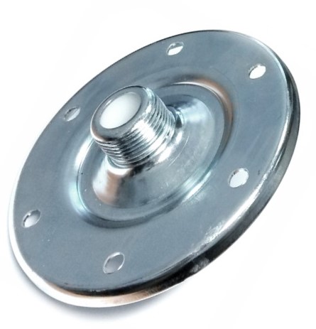 Контрфланец со штуцером 1" D 140 нерж