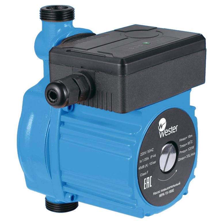 Насос повысительный Wester WPA 15-180E (с гайками)