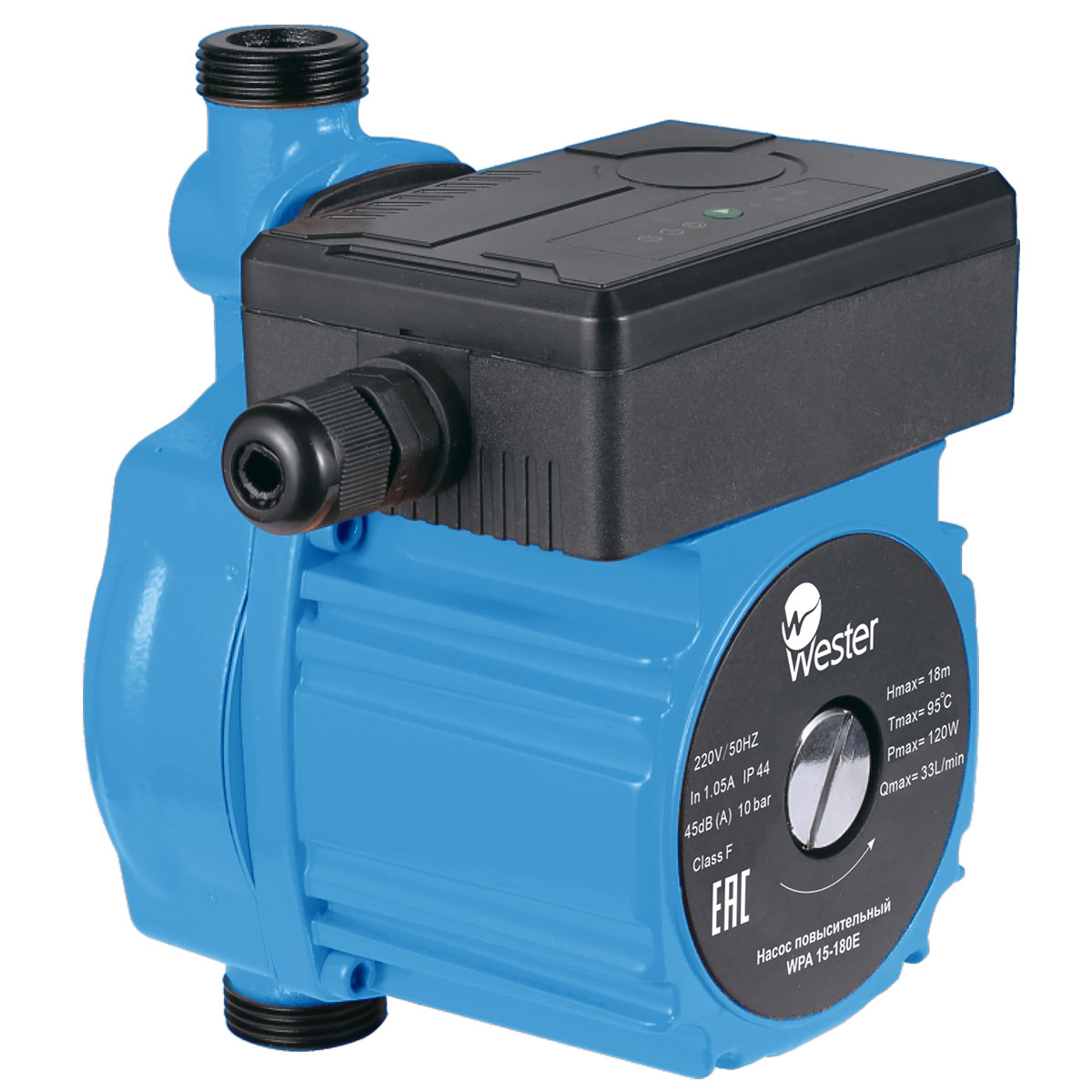 Насос повысительный Wester WPA 15-180E (с гайками)