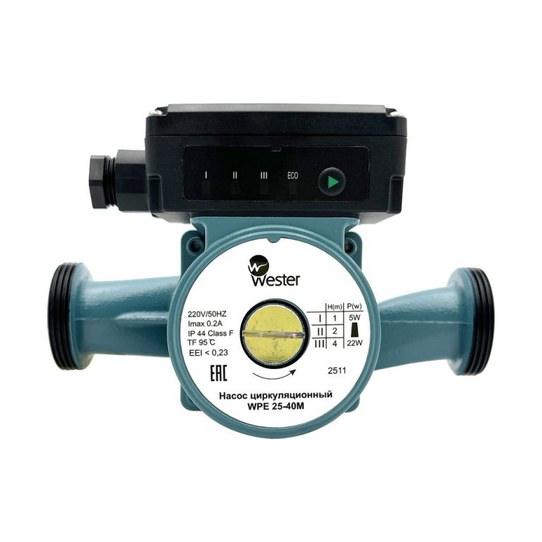 Насос циркуляционный Wester WPE 25-40M (без гаек)