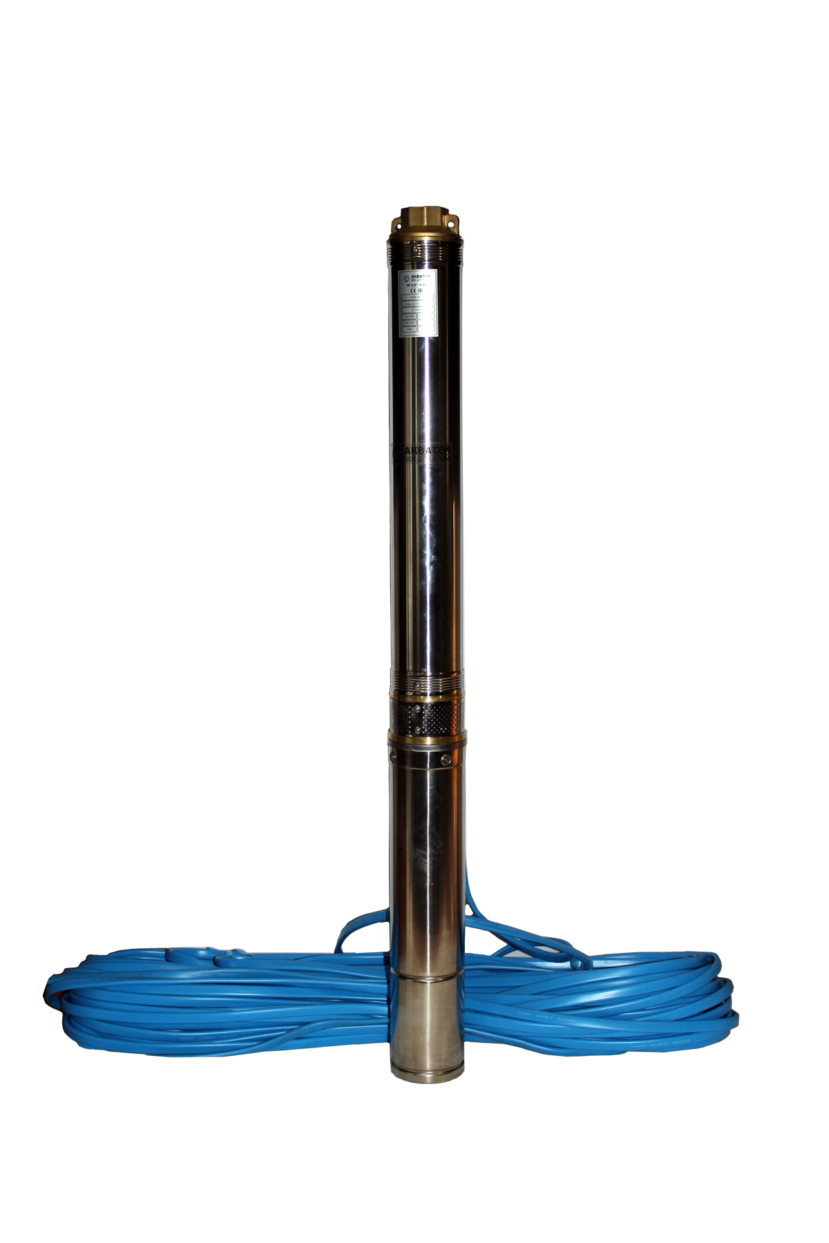 Насос скважинный Акватек SP 2″ 1-45 с кабелем 10 м.