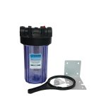 Корпус Вig Вlue 10” 1″прозрачный для холодной воды (кронштейн, латунные вставки)