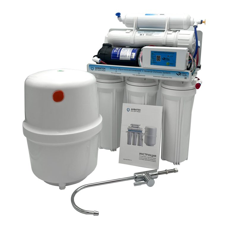 Фильтр 5 ступеней с насосом повысителем (обратный осмос, вер.2)
