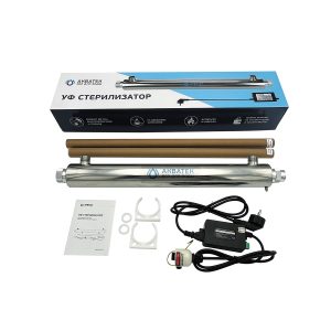 Стерилизатор у/ф Акватек AT-12GPM 1" 55W, монтажная длина 950 мм (2,7 м3/час) с заземлением