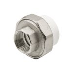 Муфта комб. разъемная ВР 25х1/2″ бел.