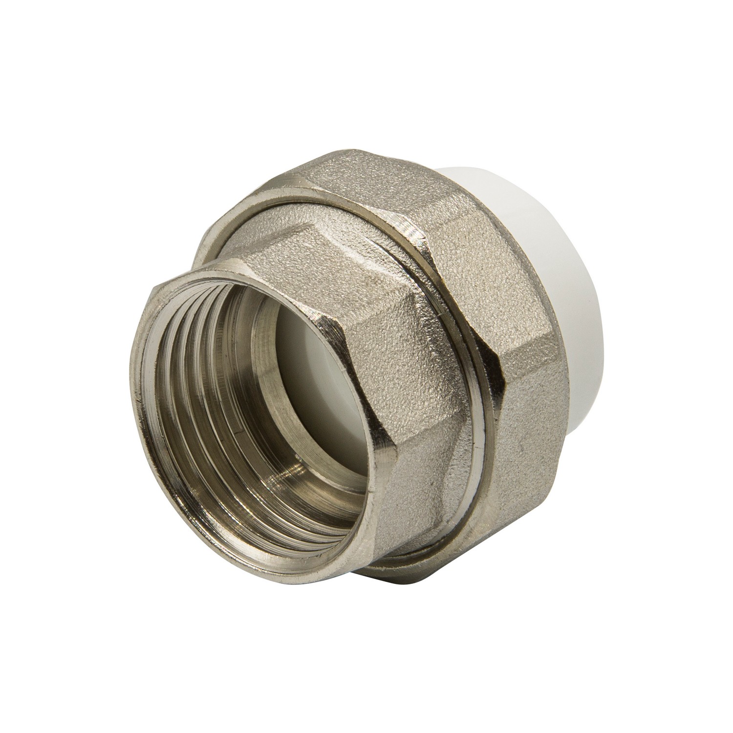 Муфта комб. разъемная ВР 25х1″ бел.