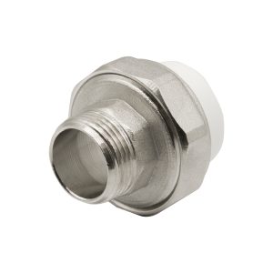 Муфта комб. разъемная НР 25х3/4" бел.