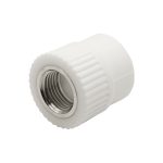 Муфта комб. ВР 25х1/2″ бел.