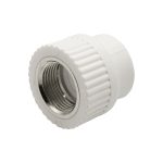 Муфта комб. ВР 25х3/4″ бел.