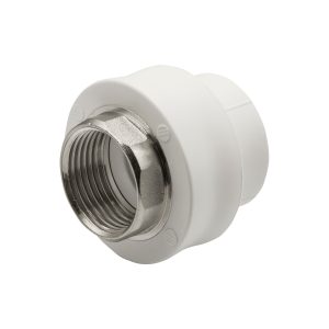 Муфта комб. ВР 32х1" под ключ бел.