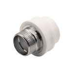 Муфта комб. НР 40х1 1/4″ под ключ бел.