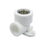 Уголок комб. ВР с креплением 20х1/2″ бел.