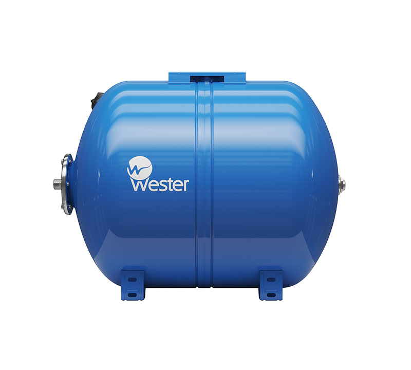 Гидроаккумулятор горизонтальный WESTER WAO 100л Т 16 бар