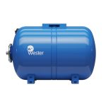 Гидроаккумулятор горизонтальный WESTER WAO 80л Т 25 бар