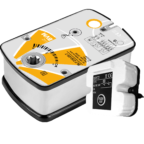 Электропривод BLF230-05-T для противопожарных клапанов с термодатчиком