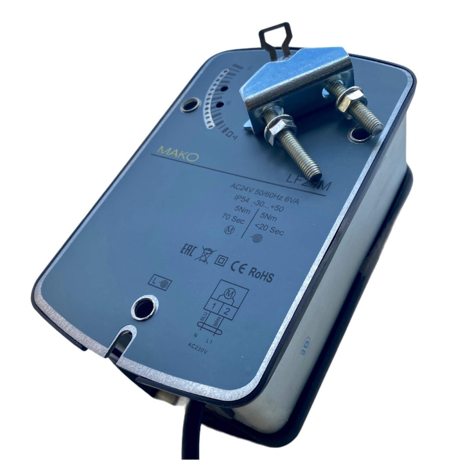 Электропривод LF24M (5Hm) для воздушных заслонок