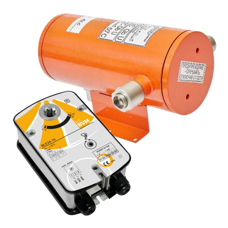 Взрывозащищённый электропривод BLE24-15 + СТЛ 07