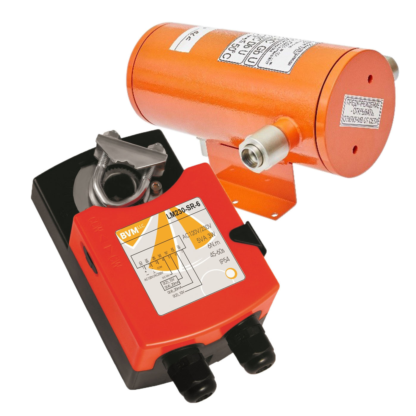 Взрывозащищённый электропривод LM24-SR-6 + СТЛ 07