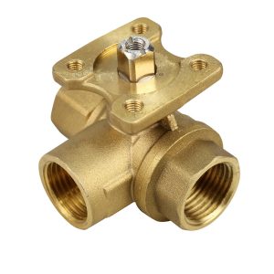 Трёхходовой шаровый кран BVM 3-way DN15 (KVS 1.0,1.2,1.6,2.5,4.0,6.3,10.1)