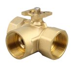 Трёхходовой шаровый кран BVM 3-way DN32 (KVS 16.0,25.0)