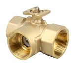 Трёхходовой шаровый кран BVM 3-way DN40 (KVS 25.0, 40.0)