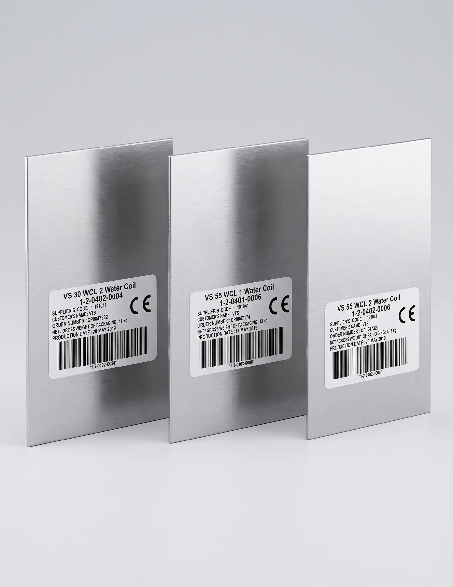 Расшифровка заводского кода VTS для теплообменников VS WCL