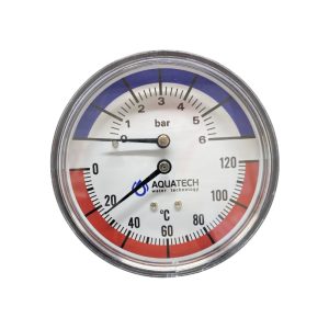 Термоманометр аксиальный TMAX 6-1/2" Wester