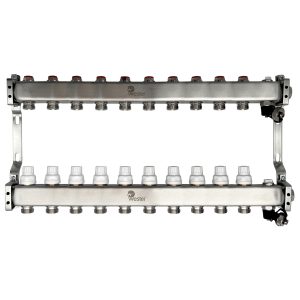 Коллектор нерж. Wester MUVS 1"-3/4 в сборе на 10 выходов