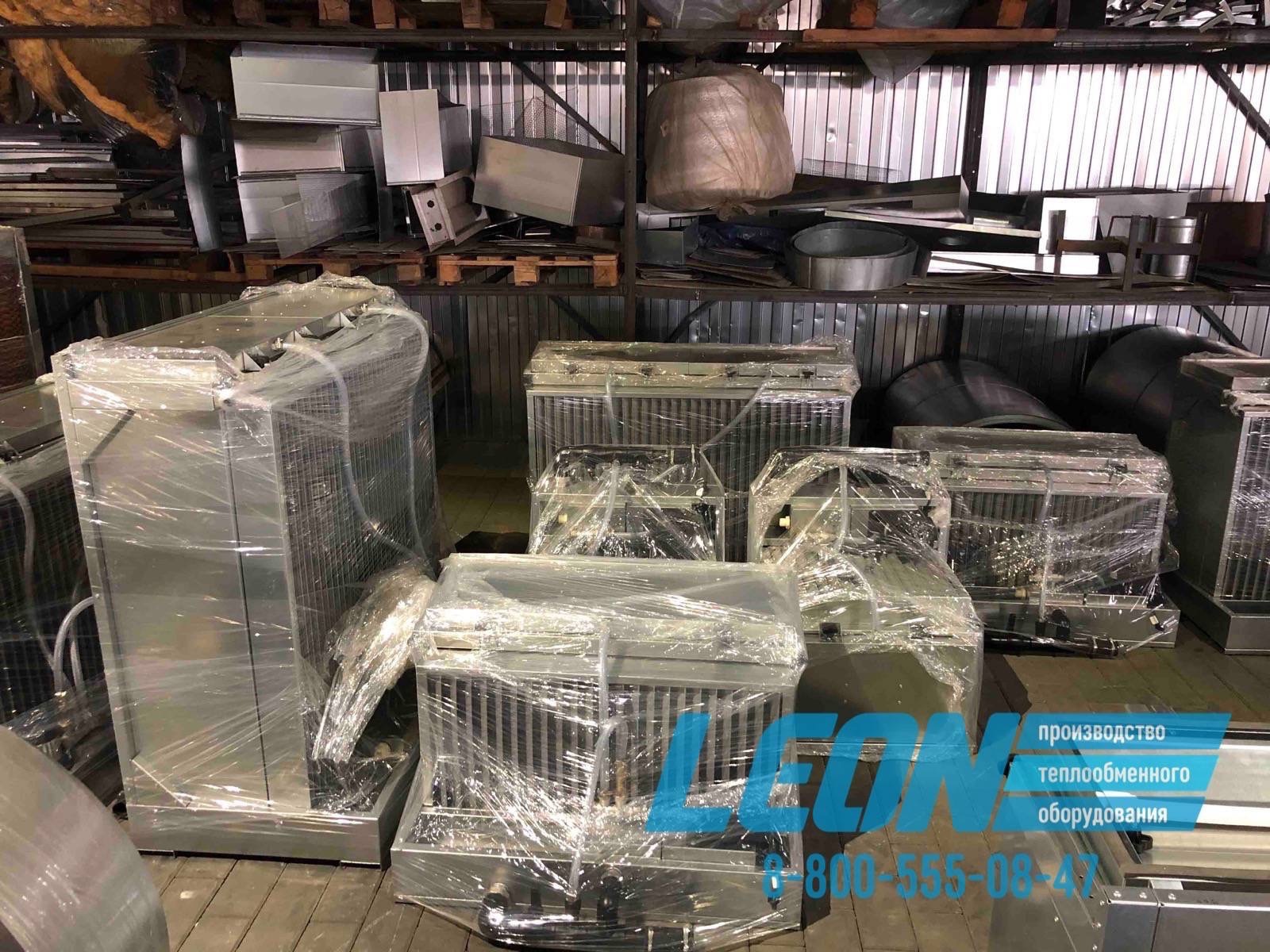 Адиабатический увлажнитель на объекте