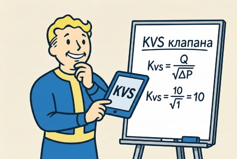 Что такое Kvs клапана — формула расчёта